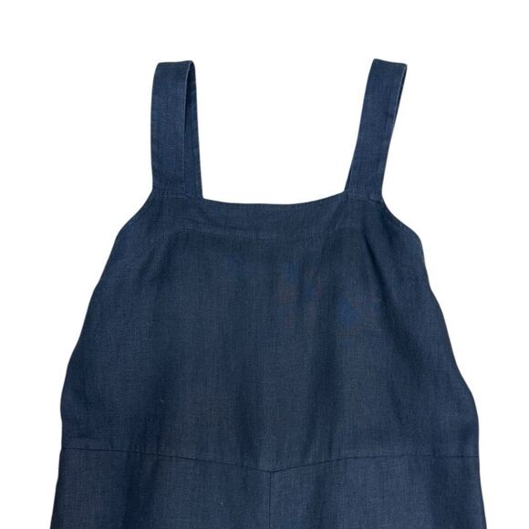 Everlane Linen Jumpsuit in Washed Black Size 4 - Picture 6 of 16